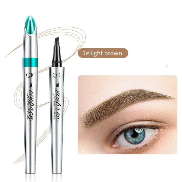 Eyebrow Pen 4 Fork Tip Tattoo Pencil