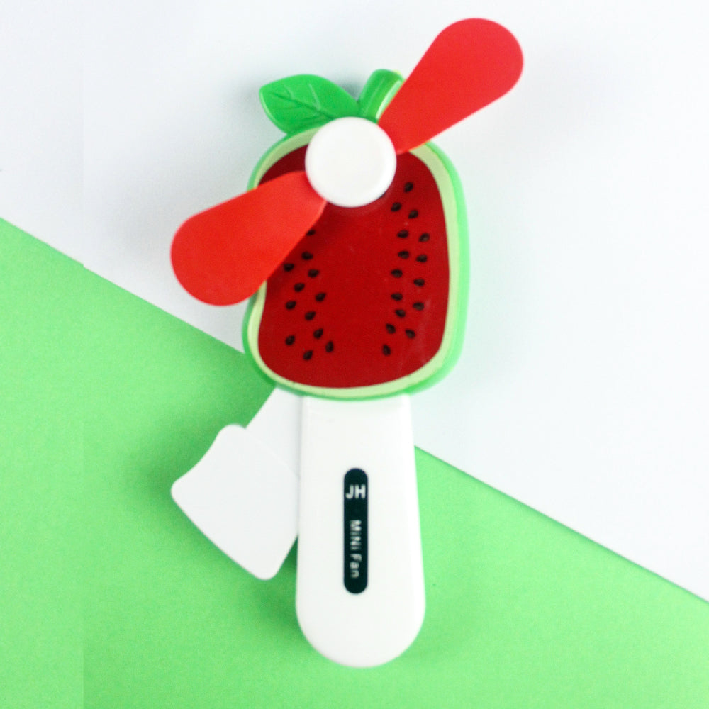 Mumuso Fruit Hand Pressure Fan - Four Colors