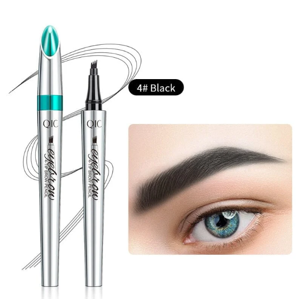 Eyebrow Pen 4 Fork Tip Tattoo Pencil